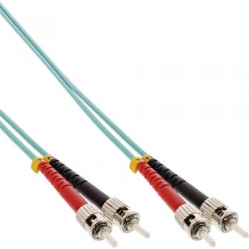 Inline InLine® LWL‑Duplex Kabel ST/ST 50/125µm OM3 0,5 m – Netzwerkanschluss