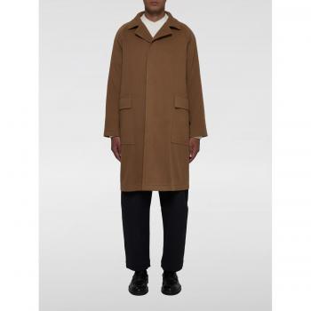 Cappotto Cammello tagliato lana vergine 46
