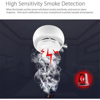 Tuya detector de fugas de aire para cocina y hogar con control remoto