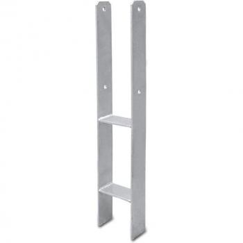 Poteau support H 141 mm – Ancrage et fixation de clôture d'écurie (8 pièces)