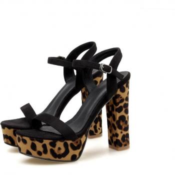 Sandalias Leopardo Femenino Fiesta
