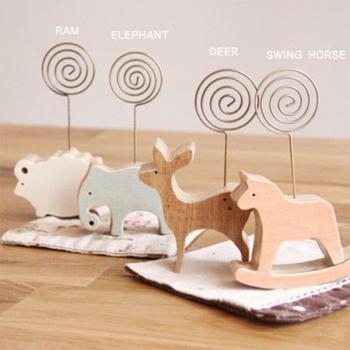 Eco-Animales para Oficina: Madera + Metal Reforzado