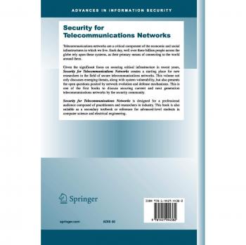 Security for Telecommunications Networks (Advances in Information Security, Band 40)