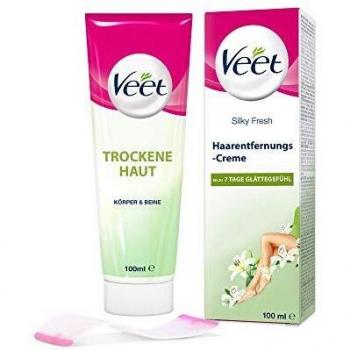 Veet Haarentfernungscreme für trockene Haut, 1er Pack (100 ml)