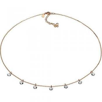 Collana con Farfalle in Argento 925 e Cristalli con Design Cometa GLA169