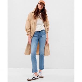 Jean slim vintage haut de jambe