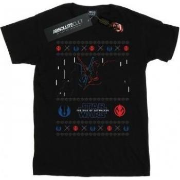 Camiseta Star Wars Girls: El Renacer de Skywalker – Espíritu Combatiente de Navidad