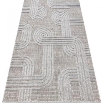 Sisto 1001 Grau Teppich – 80 × 150 cm, geometrisch