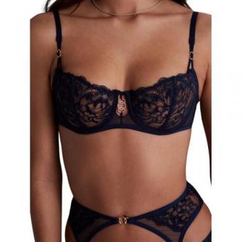 Aubade Blue Half Cup Bra for Women