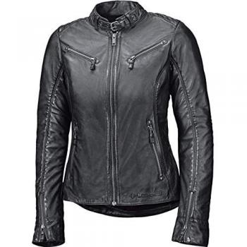 Veste de Moto en Cuir pour Femme Held Sabira Noir 46 avec Protections