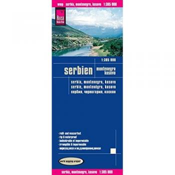 Reise Know-How Landkarte Serbien, Montenegro, Kosovo