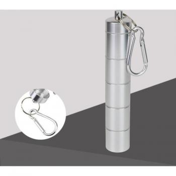 Dispensador de píldoras con llavero
