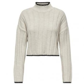 ONLY Pullover 15329963 Beige Regular Fit Damen