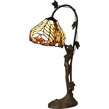 Lámpara Tiffany Sobremesa Dalí 20 cm luz directa