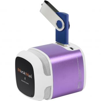 TechnoSound Violett: Technaxx Musicman Makro NFC‑X6 Bluetooth