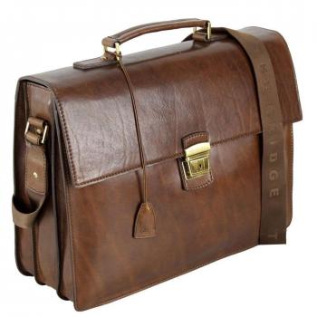 The Bridge Brown Briefcase (06441801‑14)