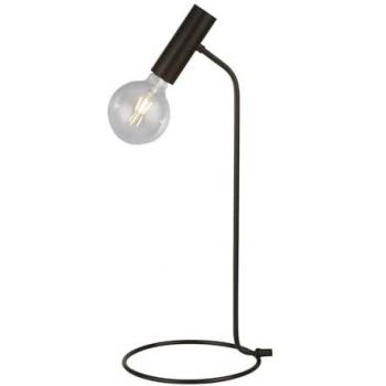 Lámpara de mesa atenuable Dulwich 57 cm E27 metal negro