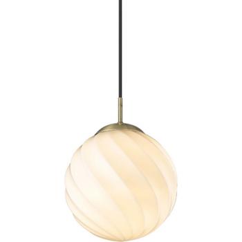 Lampada a sospensione piccola in vetro soffiato con design Halo