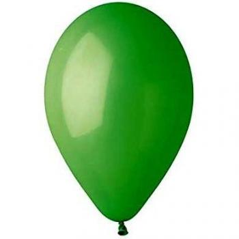 Busta di 16 palloncini in lattice con diametro di 30 cm e colore verde per il partito