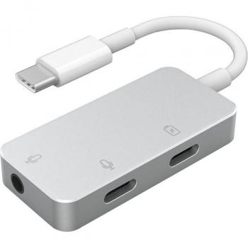 Adaptador Multifuncional USB C para Auriculares
