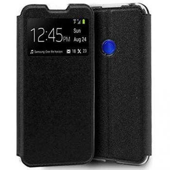 Funda Libro Soporte con Ventana Negra para Xiaomi Redmi Note 8 (2019/2021)