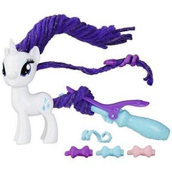 Parrucca per Festa di Carnevale con Cappuccio per My Little Pony Rarity