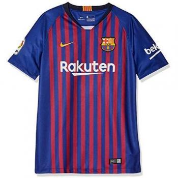 Nike Kinder FCB Offizielles Trikot – Royalblau & Gold, L