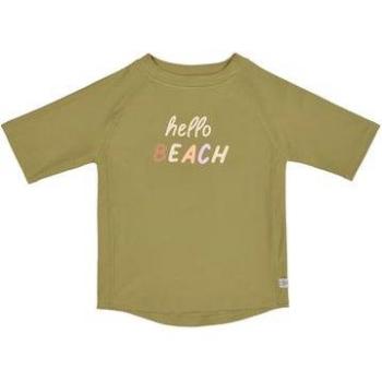 Maglietta da bagno UV Hello Beach Verde a maniche corte