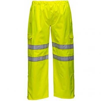 Hi Vis Waterproof Motorway Trousers Yellow 2XL