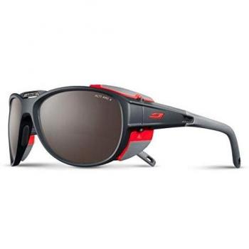 Julbo Explorer 2.0 Sunglasses with Mineral Glass Alti Arc Lens Category 4, Anthracite/Orange, One Size