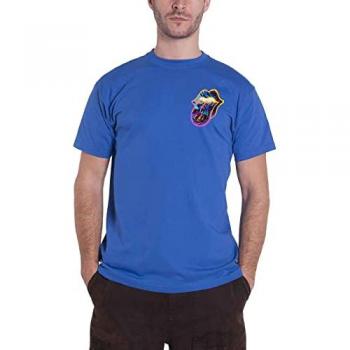 T‑shirt vintage « Les Rolling Stones SIXTY Bleu »