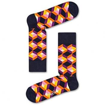 Optic Square Chaussettes Happy Socks, Multicolore, Taille 41-46