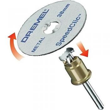 DREMEL Mandrin EZ SpeedClic + 2 Disques à Tronçonner