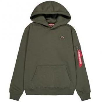 Alpha Industries Hoodie 3D Small Logo Dark Olive 2XL