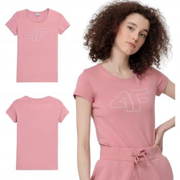 Women's S Pink 4F Short Sleeve Shirt
