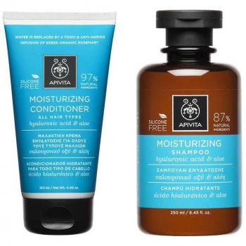Apivita Hydrating Hair Cleanser with Hyaluronic Acid and Aloe, 250ml