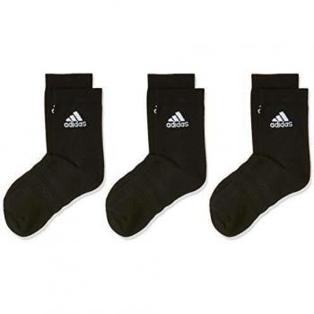 Adidas Herren Light Crew 3PP Socken, Schwarz/Black, KXXL, Modell DZ9394