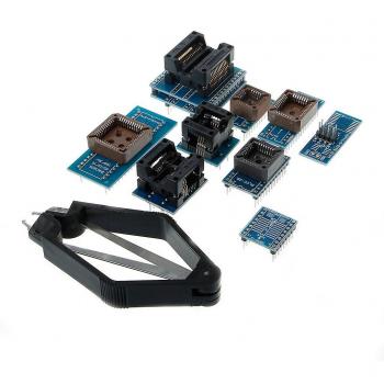 Set de Adaptadores Programador Socket 10 Unidades + Extractor Azul