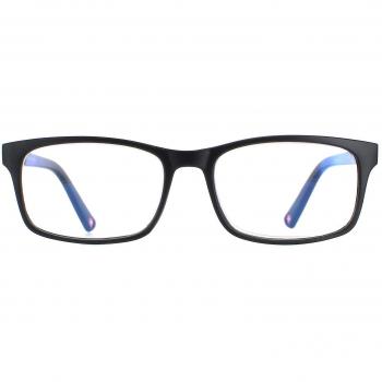 Montana BLF73 Zwart & Blauw Lichtblok Leesbril +2,00