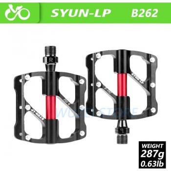 Pedal de montaña y carretera SYUN_LP, ultraligero, sellado, CNC, aluminio, 3 rodamientos, antideslizante