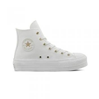 Chaussure de sport Converse Lift montante plateforme – Taille 38,5 EU (UK 5) – Couleur blanc
