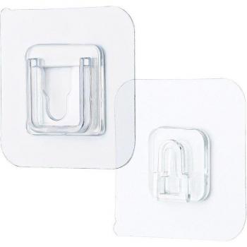 5PC Double-Sided Wall Hooks for Seamless Mounting