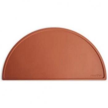 Set de table en silicone Mushie couleur argile