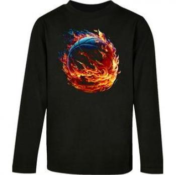 F4NT4STIC Longsleeve Basketball on fire Shirt