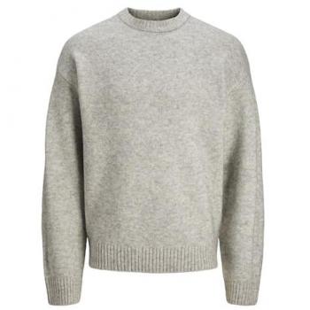 Jack & Jones Strickpullover mit Rundhalsausschnitt Modell 'OLLIE', Größe M
