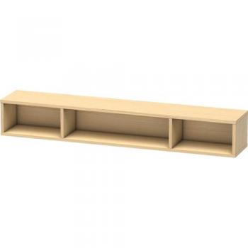 Duravit L-Cube étagère 80 x 14 cm, chêne méditerranéen, 3 compartiments
