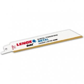 Säbelsägeblatt Gold Länge 229 mm Breite 19 mm Zahnteilung TPI 6 5 Stück / Karte LENOX
