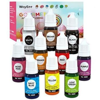 WayEee Kunsthandwerk-Farbe – Flüssig, hochkonzentriert, 10×10 ml