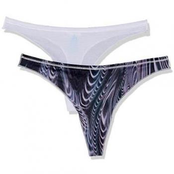 Odlo Damen SUW Bottom “The Invisibles” Print 2 – Orchid Petal AOP – Weiß, M
