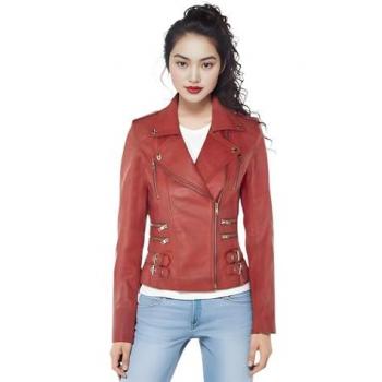 Infinity Leder Langes Toscana Weste Damen Lammfell Sorocaba Grau EU 48 UK 20